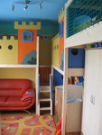 play loft: színes gyerek galériaágy
